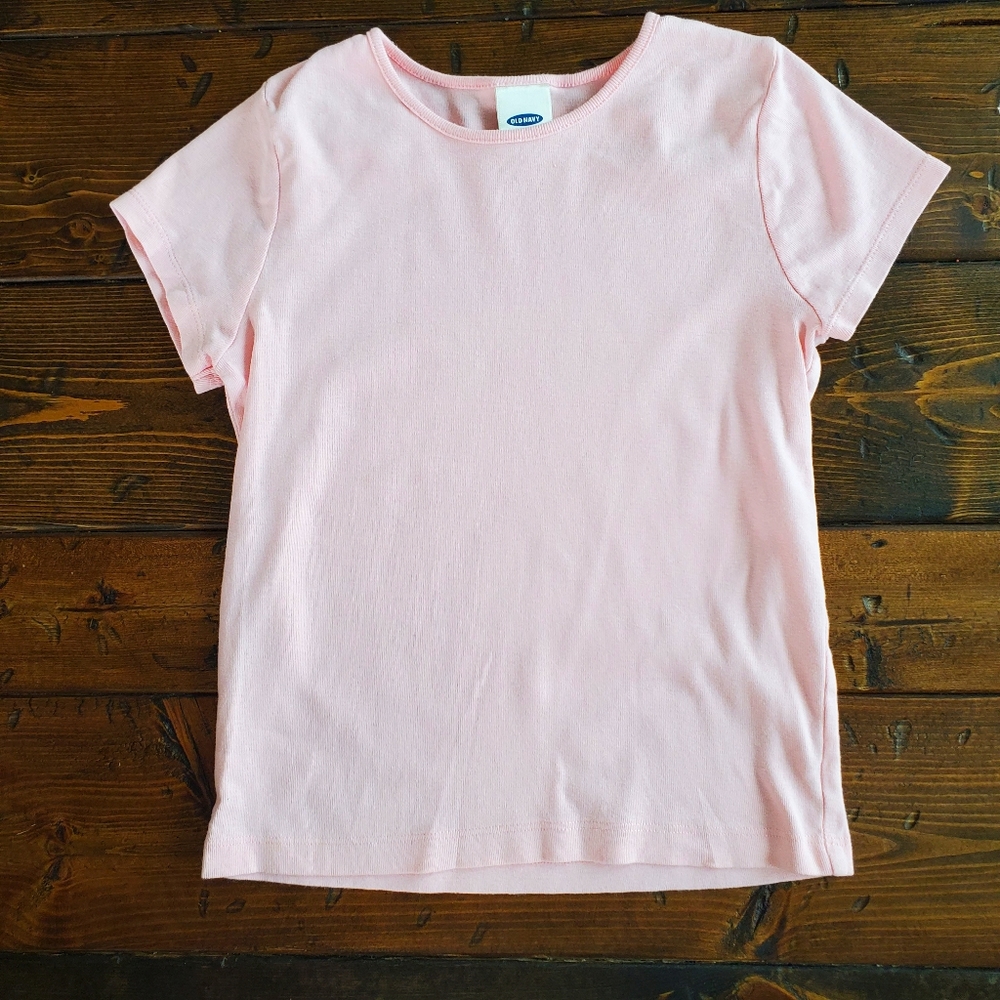 Old Navy pink short sleeve tee Size 8